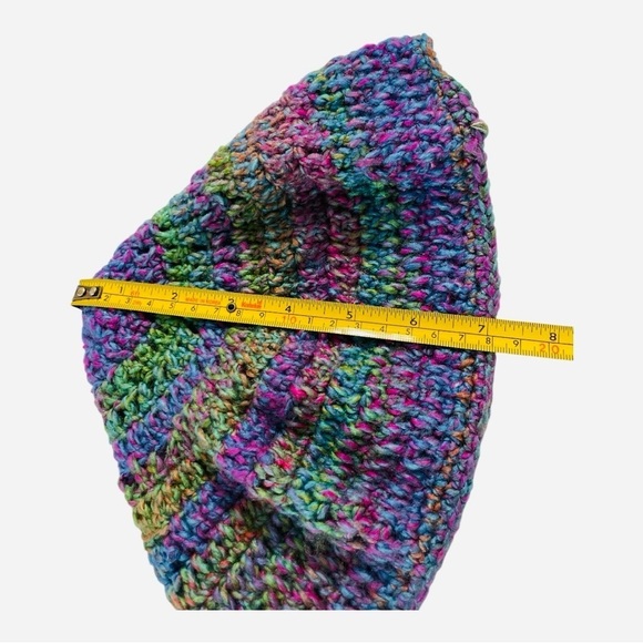 Vibrant Multicolor Knit Beanie - Picture 8 of 11